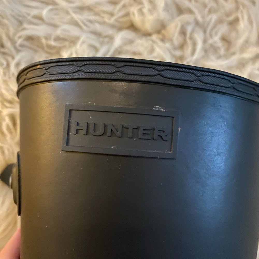 Hunter Tall Matte Rain Rider Boots size 8